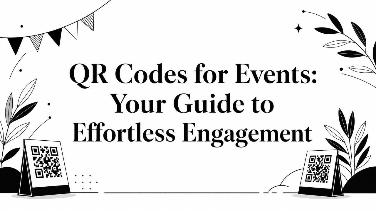 QR Codes for Events: Your Guide to Effortless Engagement