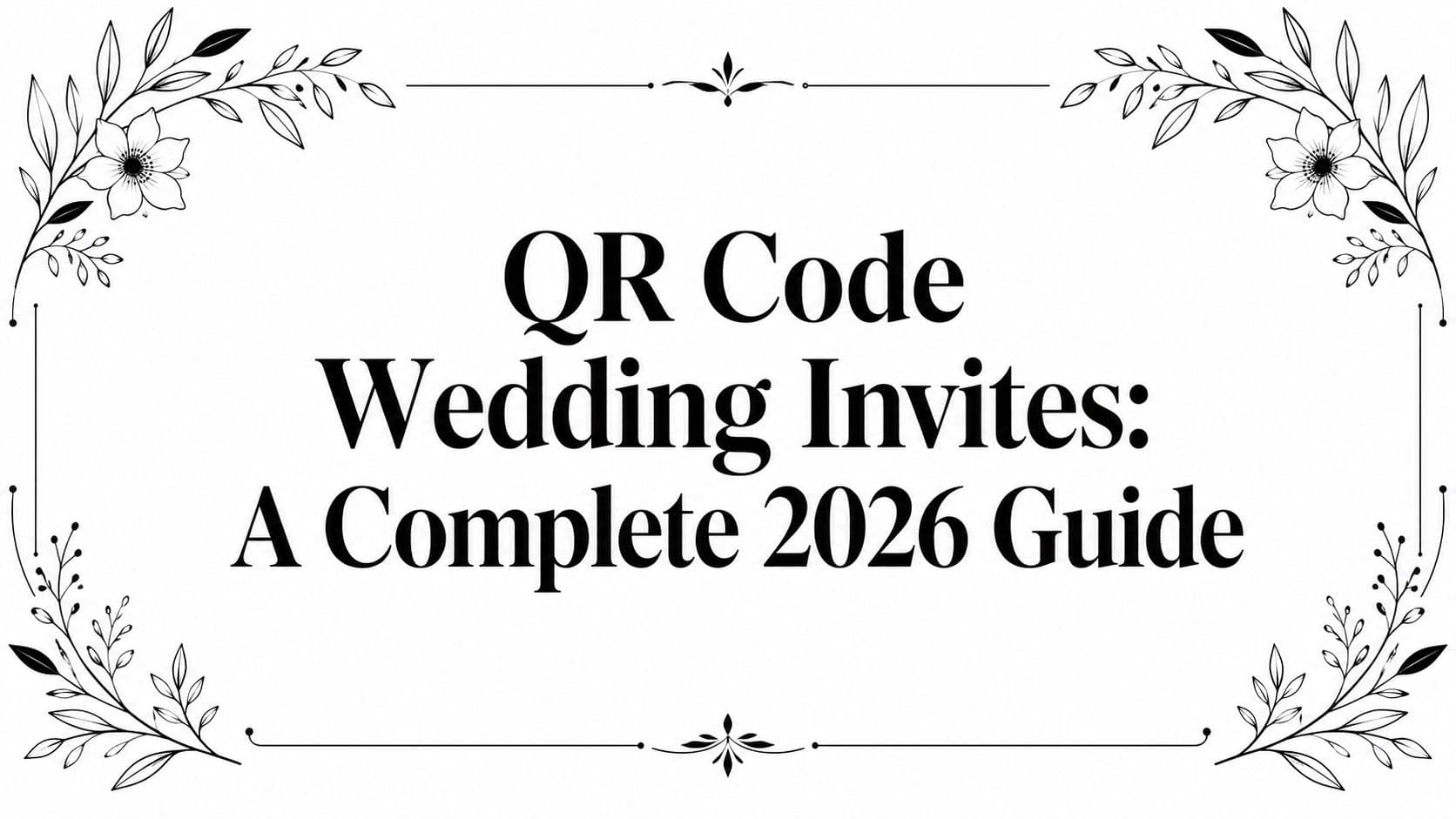 QR Code Wedding Invites: A Complete 2026 Guide